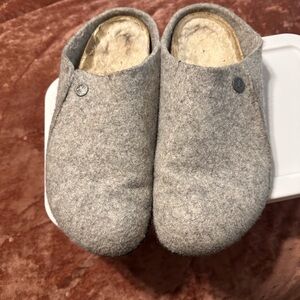 Birkenstock Zermatt Rivet Shearling Plaid Clogs EU 41 US 10